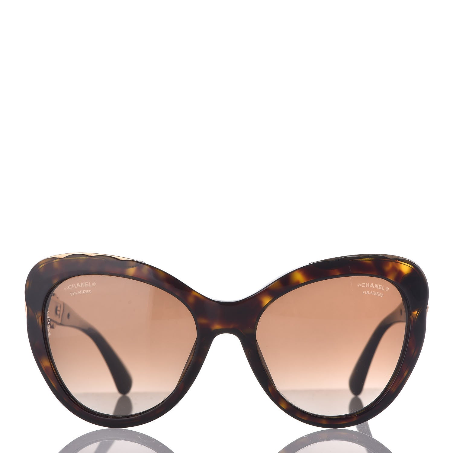 Chanel Bijou Cat Eye Sunglasses 5354 Tortoise 3 of 8