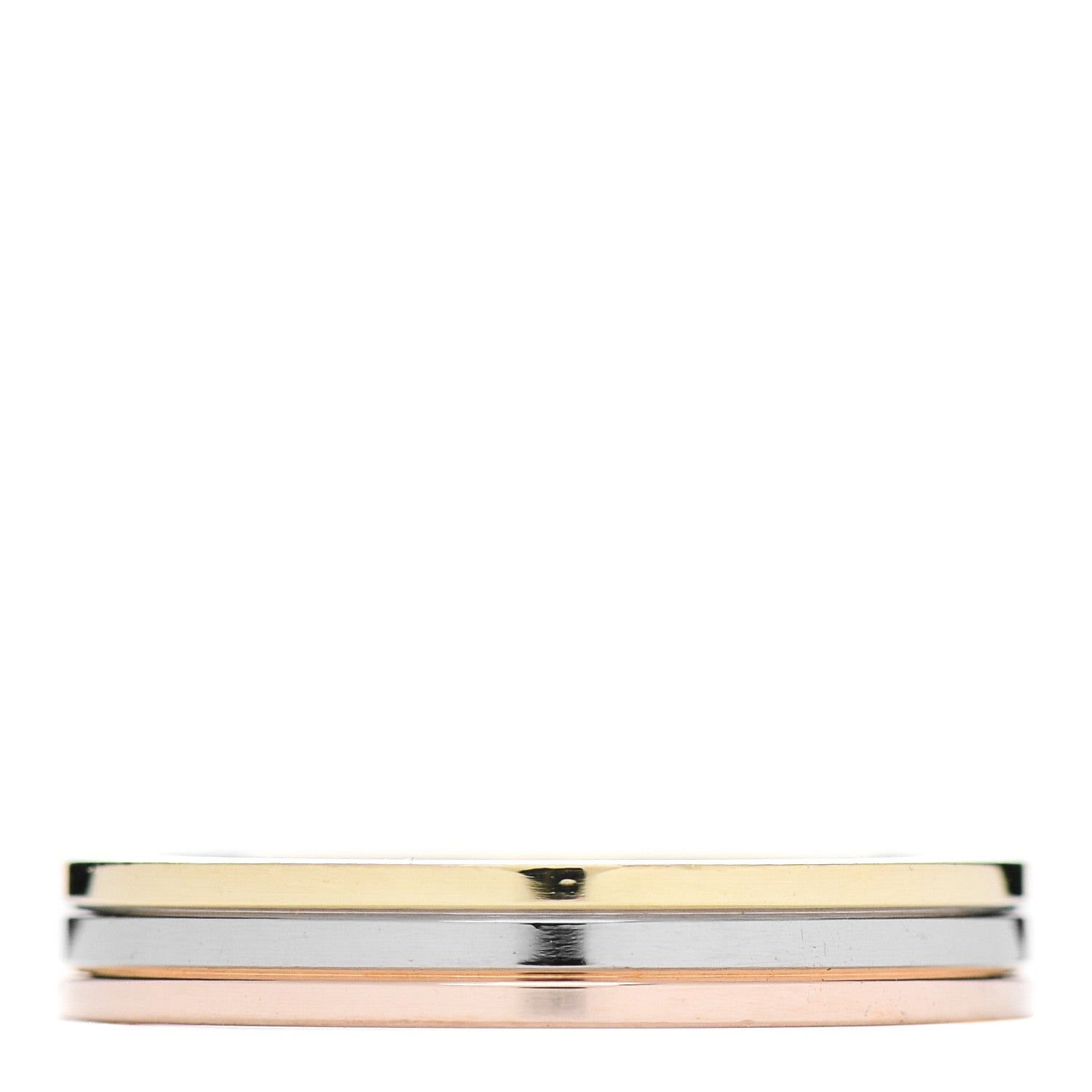 Cartier 18K Pink White Yellow Gold 3.5mm Vendome Louis Cartier Wedding Band Ring 55 7.25 3 of 4
