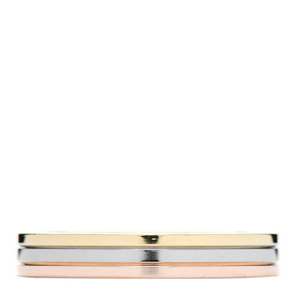 Cartier 18K Pink White Yellow Gold 3.5mm Vendome Louis Cartier Wedding Band Ring 55 7.25 3 of 4