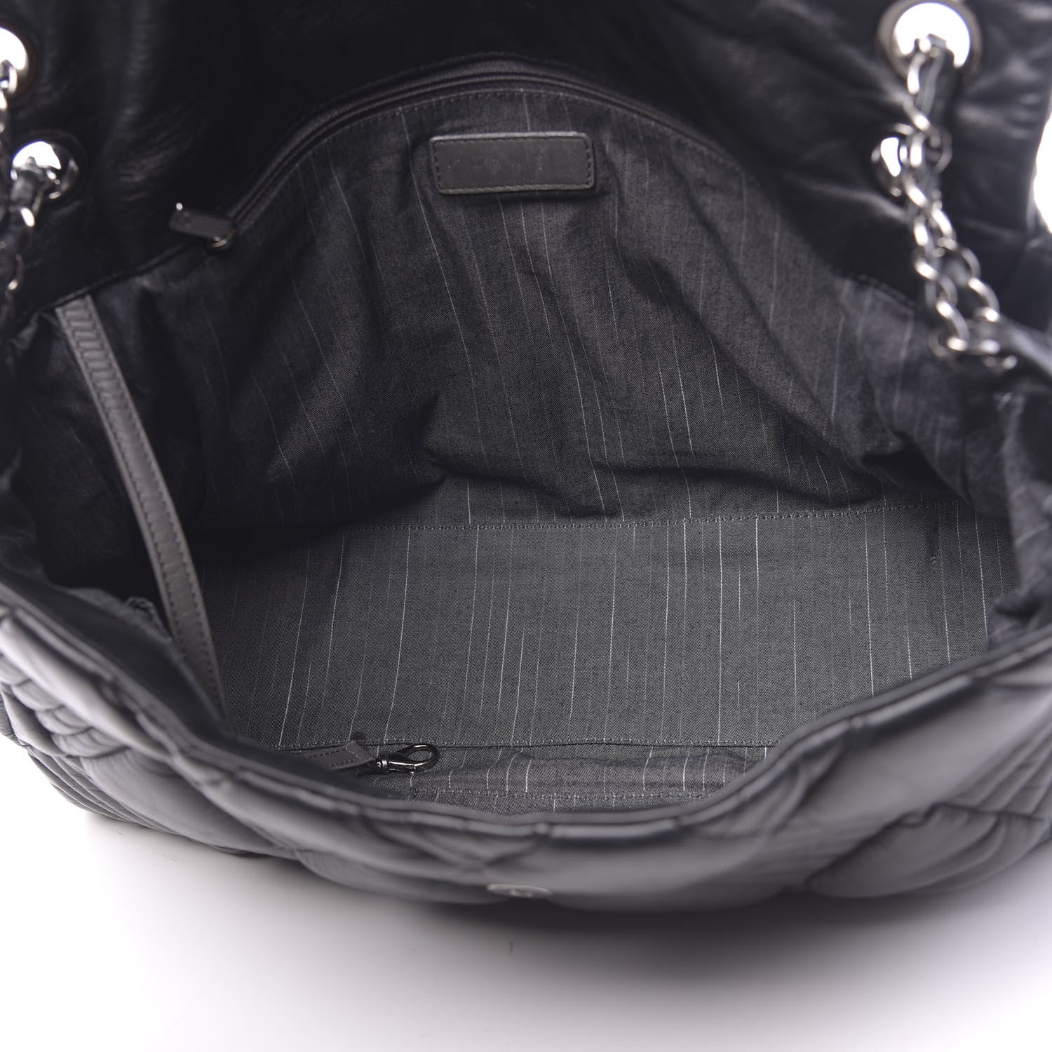 Chanel Lambskin In and Out XL Maxi Flap Black 5 of 12