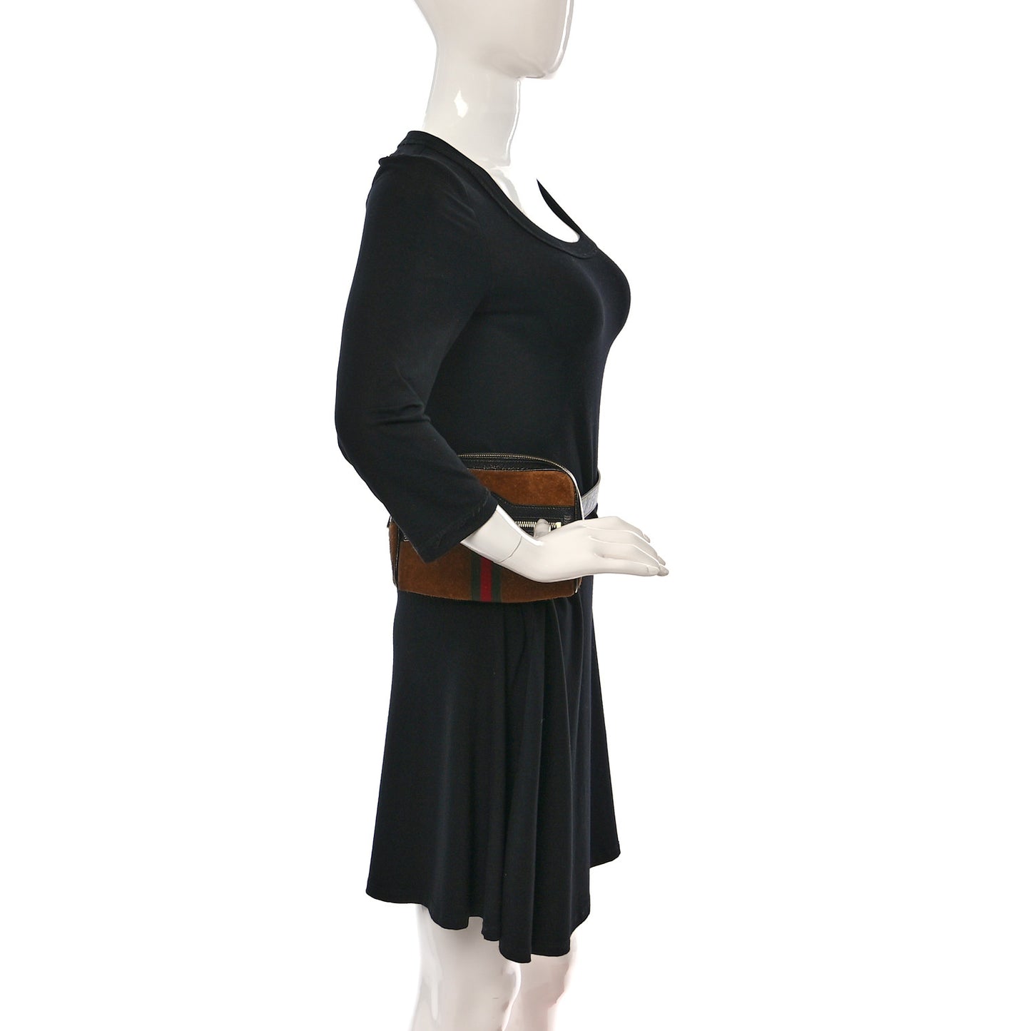 Suede Small Ophidia Belt Bag 85 34 Brown