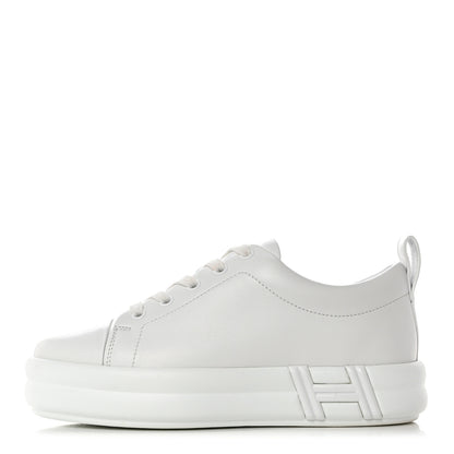 Hermes Calfskin Happy Sneakers 36 White 1 of 8