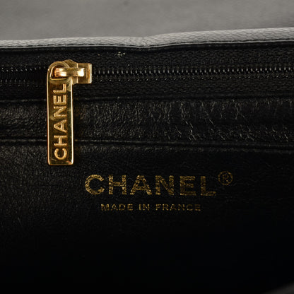 Chanel Caviar Quilted Jumbo Single Flap Black 7 of 9