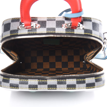 Louis Vuitton Damier Valisette BB Black White 5 of 12