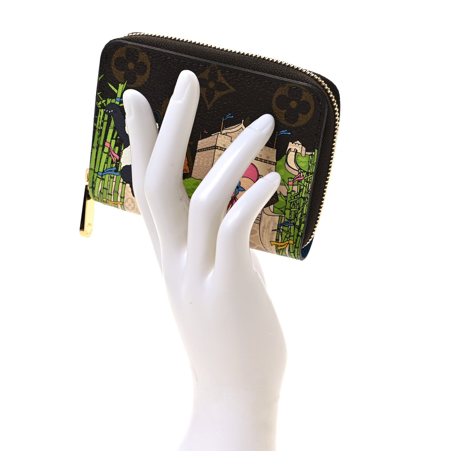Monogram 2021 Christmas China Animation Zippy Coin Purse Myosotis Blue