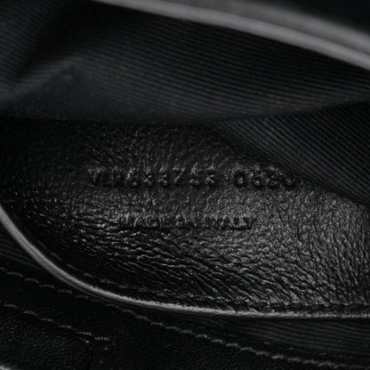 Saint Laurent Calfskin Small Grace Fringed Hobo Bag Black 7 of 11