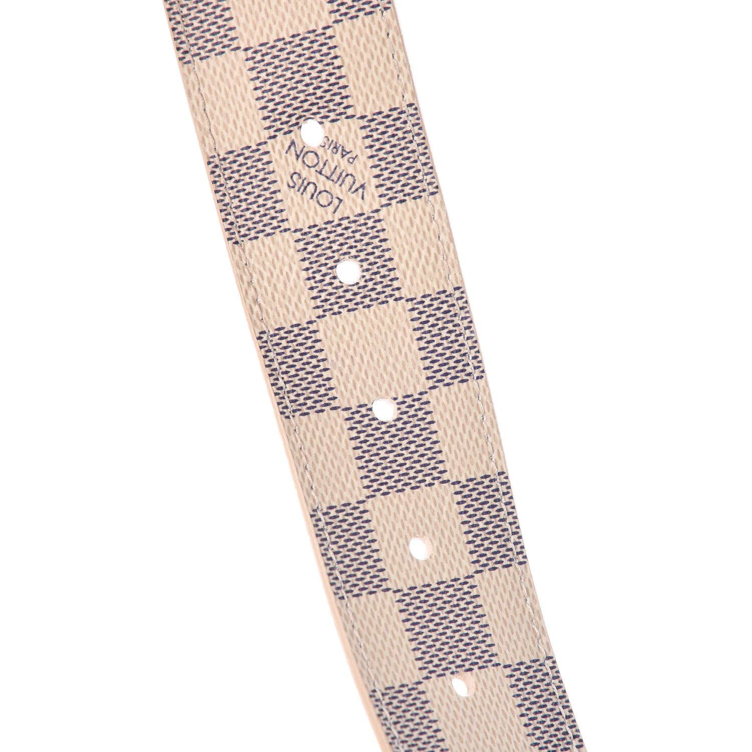 Louis Vuitton Damier Azur LV Initiales Belt 85 34 10 of 11