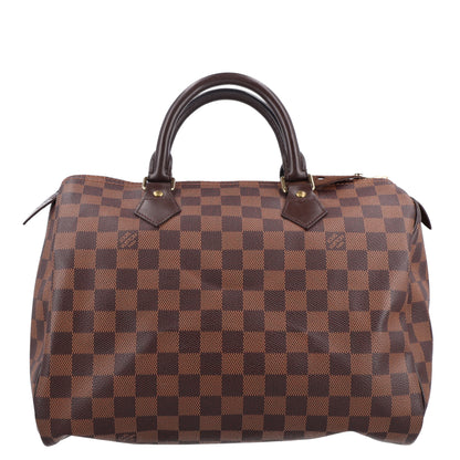 Louis Vuitton Damier Ebene Speedy 30 1 of 10