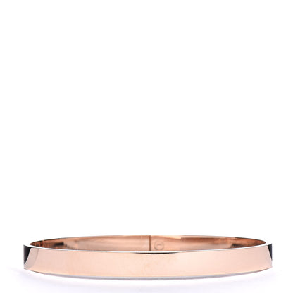 Hermes 18K Rose Gold Diamond PM Kelly Pave Bracelet SH 3 of 6