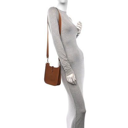 Hermes Taurillon Clemence Evelyne TPM Gold 2 of 11