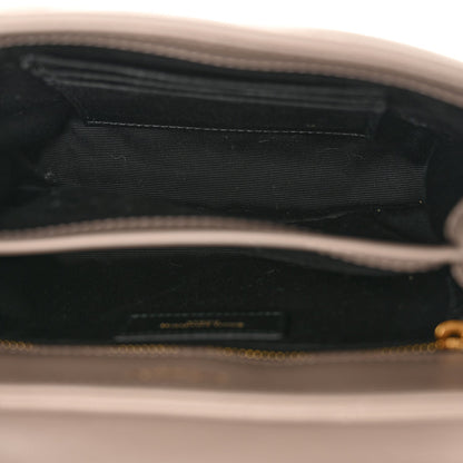 Saint Laurent Calfskin Y Quilted Monogram Toy Loulou Crossbody Bag Taupe 5 of 12