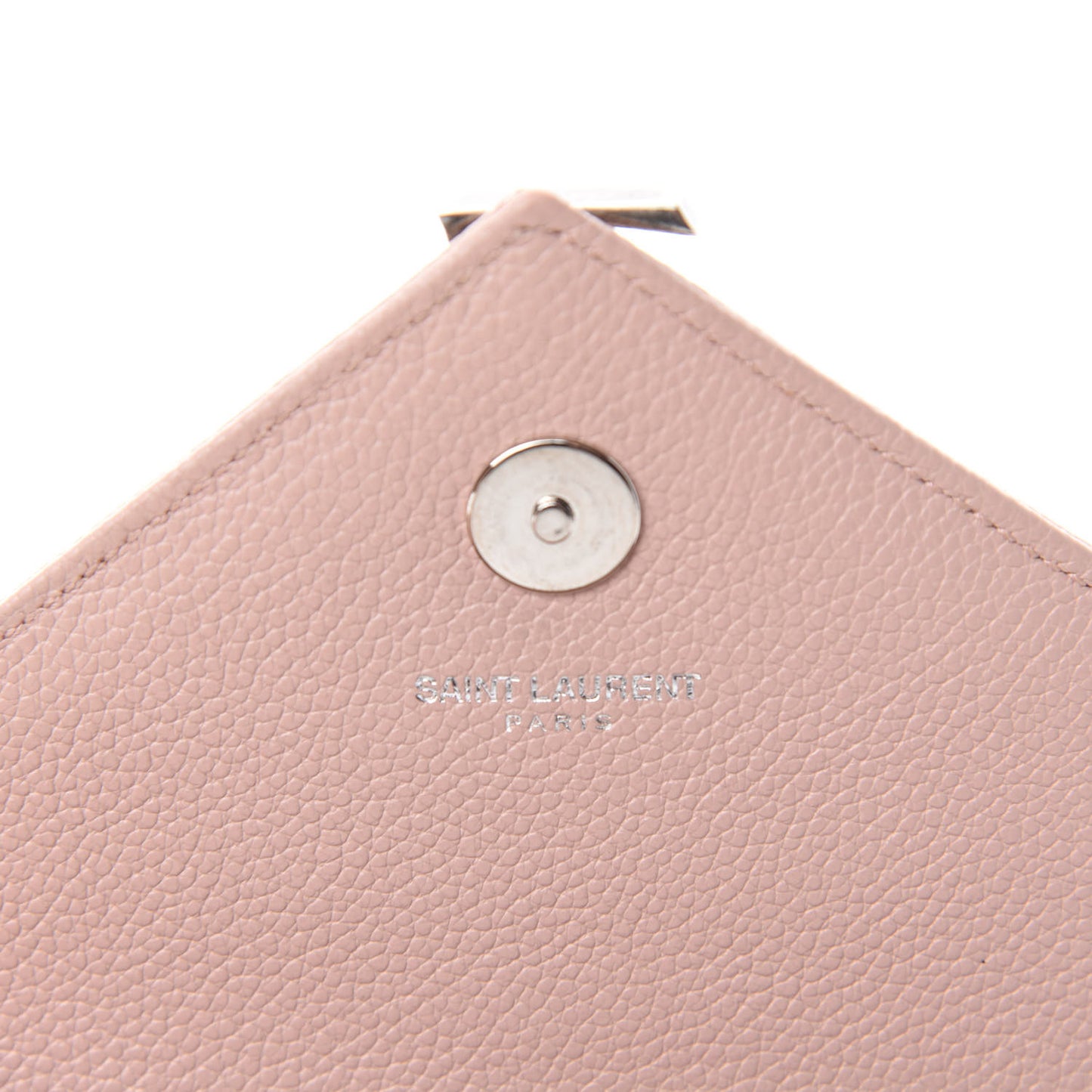 Sheepskin Matelasse Monogram Classic Baby Chain Pale Pink Bag