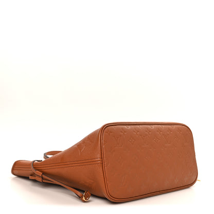 Louis Vuitton Empreinte Monogram Giant Neverfull MM Cognac 5 of 10