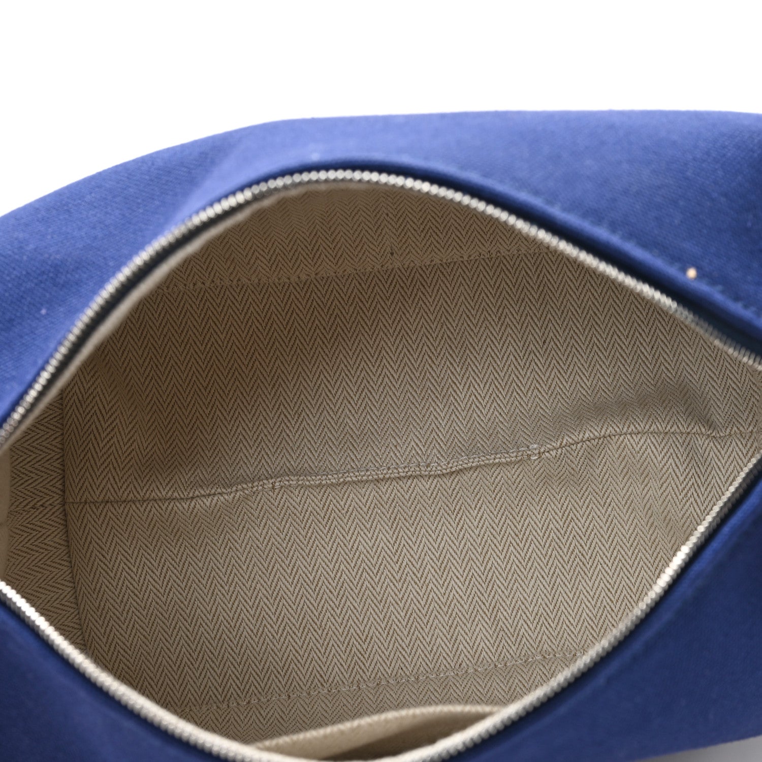 Hermes Canvas Small Bride-A-Brac Pouch Marine 5 of 6