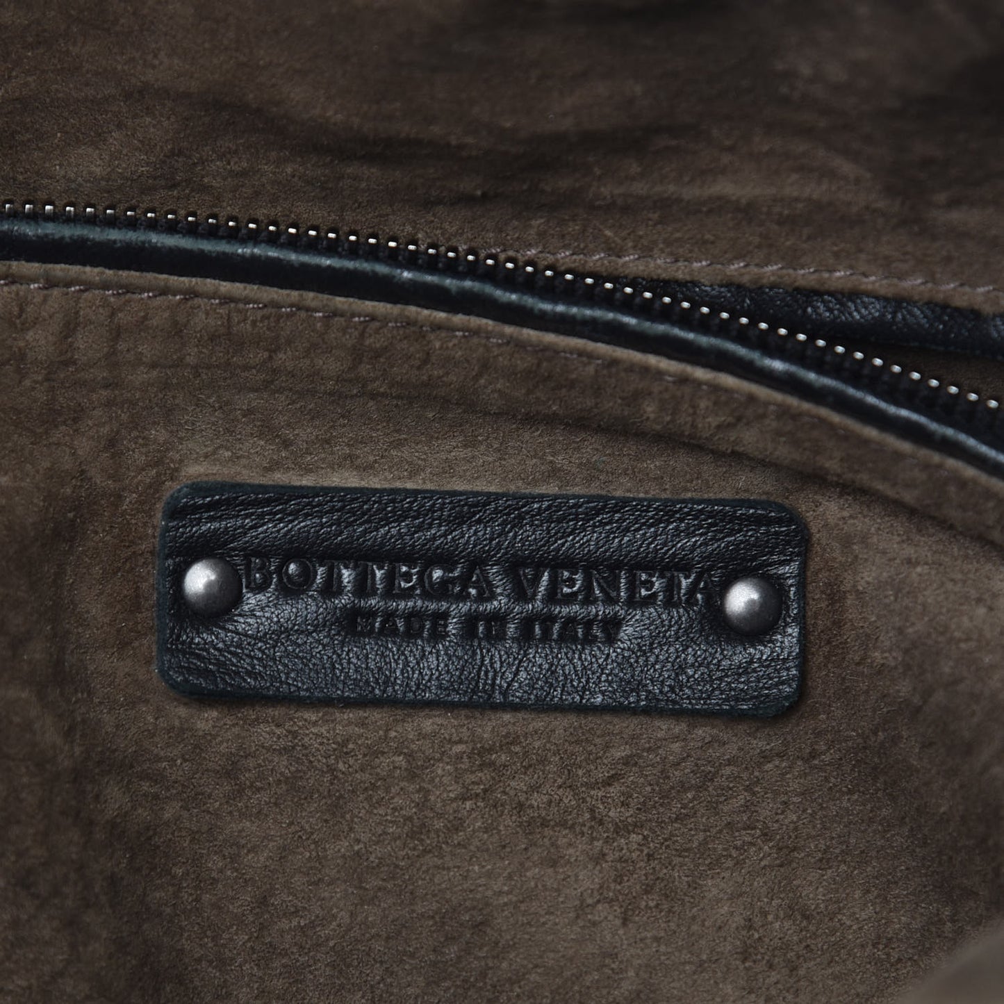Nappa Intrecciato Shoulder Bag Black