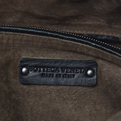 Bottega Veneta Nappa Intrecciato Shoulder Bag Black 6 of 10