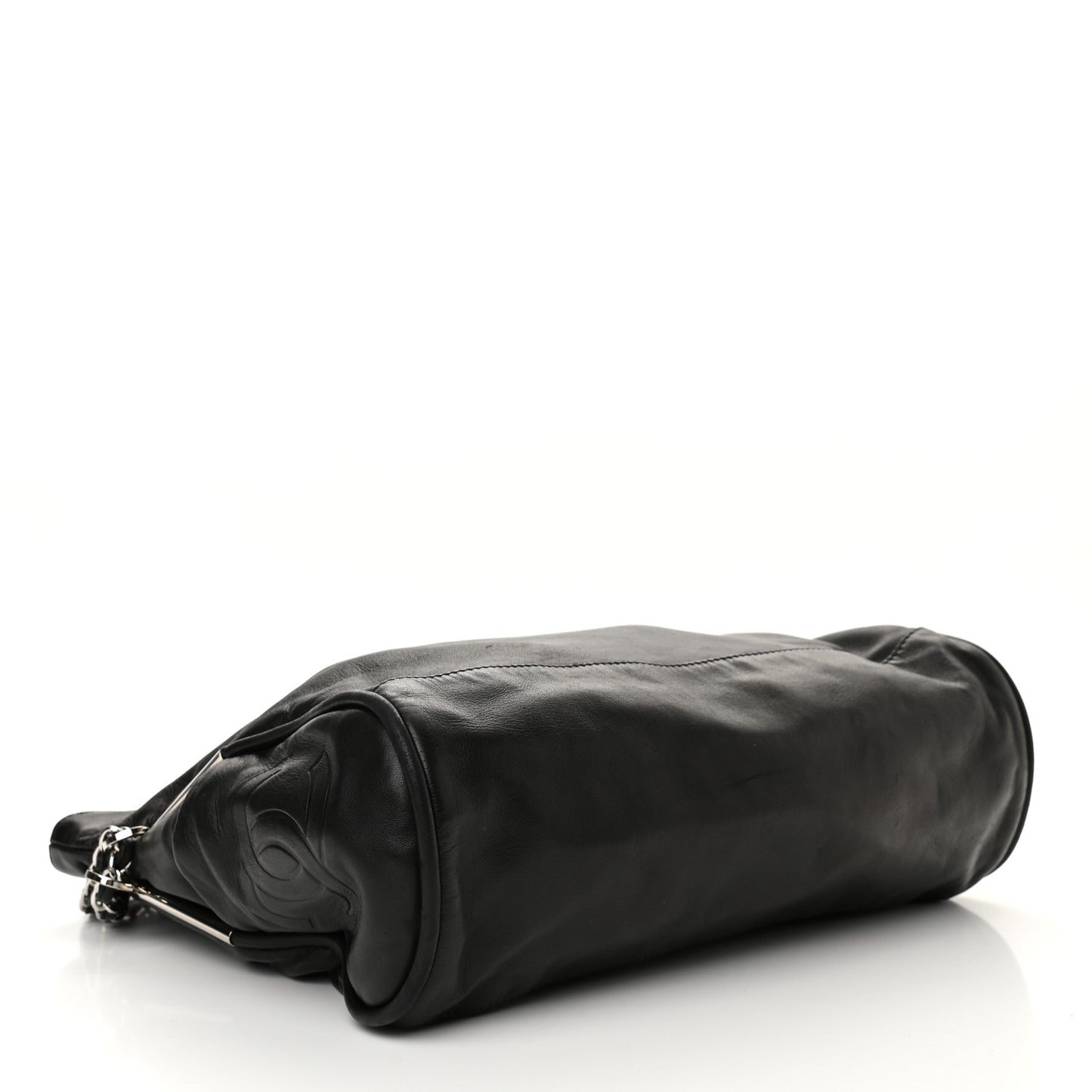 Lambskin Large Ultimate Soft Tote Black