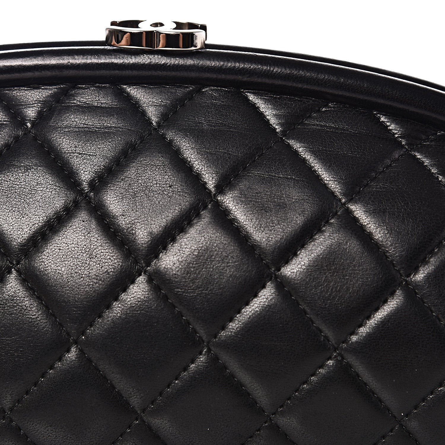 Chanel Lambskin Quilted Timeless Clutch Black 10 of 12