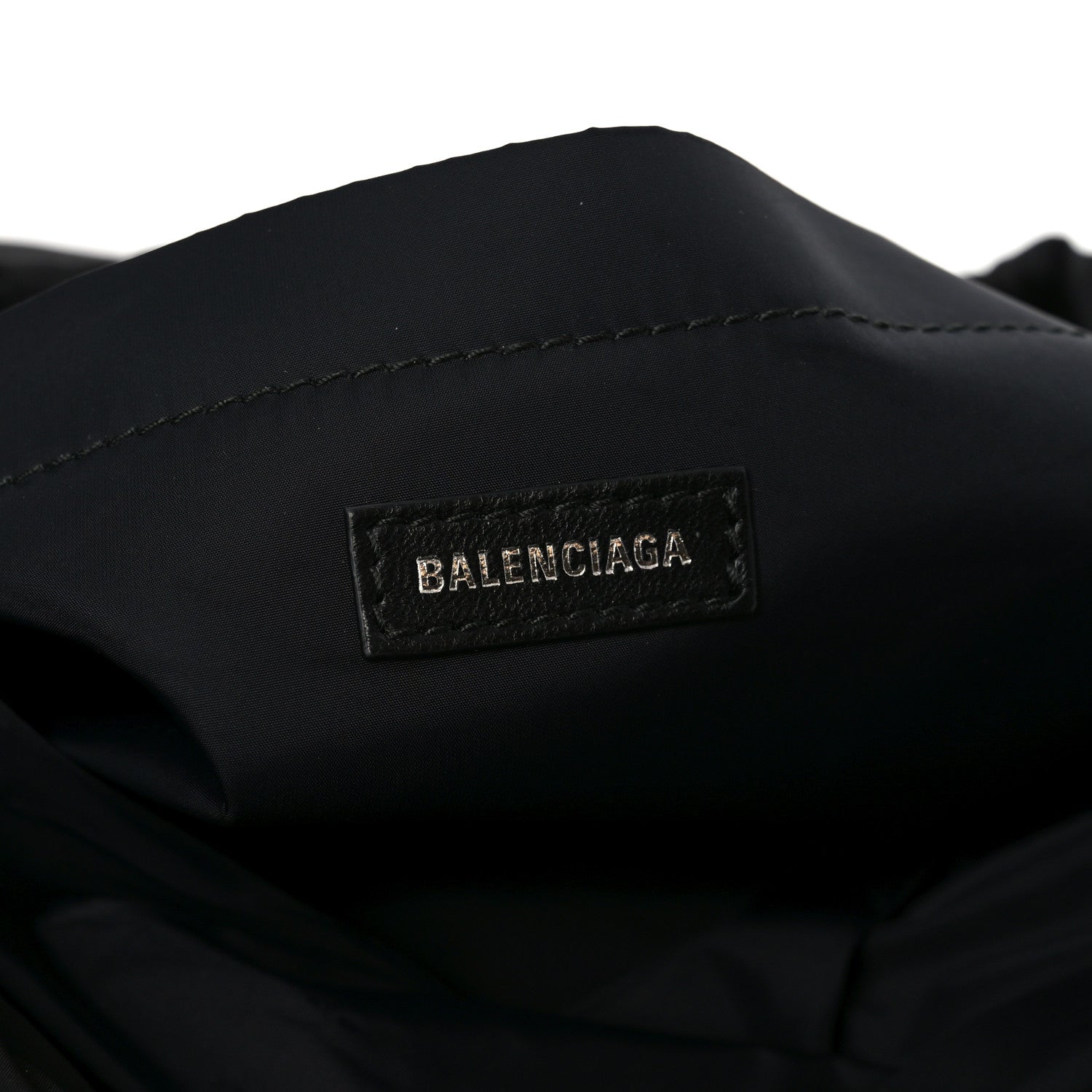 Balenciaga Nylon Large Monaco Chain Shoulder Bag Black 6 of 9