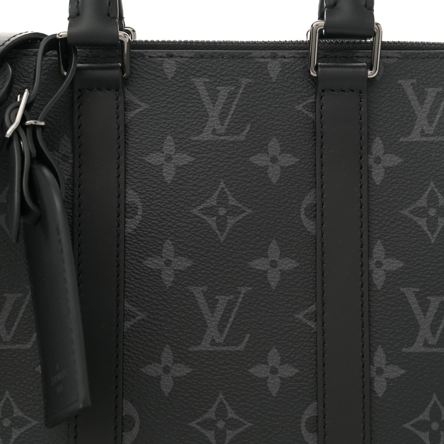 Louis Vuitton Monogram Eclipse Sac Plat Cross 7 of 11