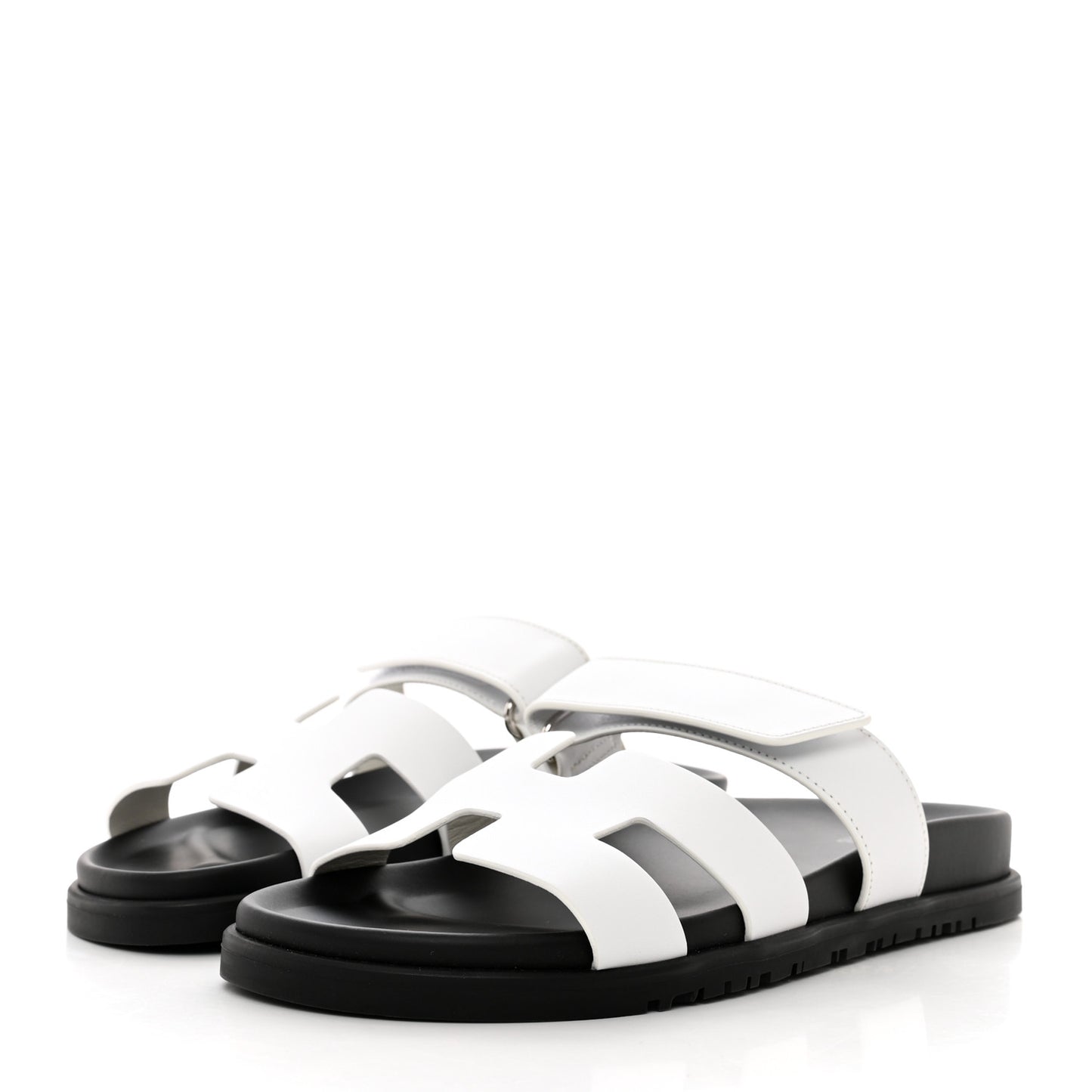 Calfskin Womens Chypre Sandals 38.5 White
