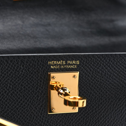Hermes Epsom Mini Kelly Sellier 20 Black 6 of 8