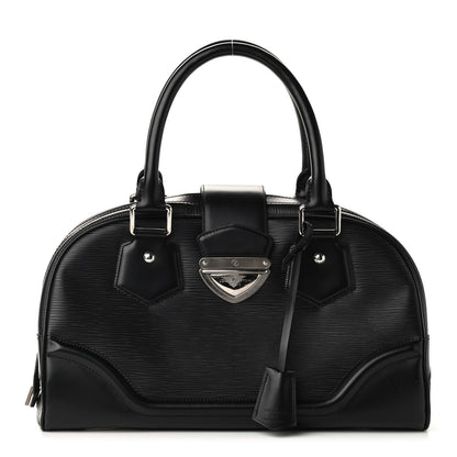 Louis Vuitton Epi Bowling Montaigne GM Black 1 of 8