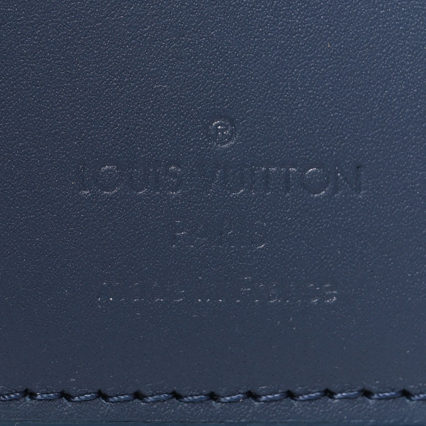 Calfskin Monogram Shadow Pocket Organizer Blue