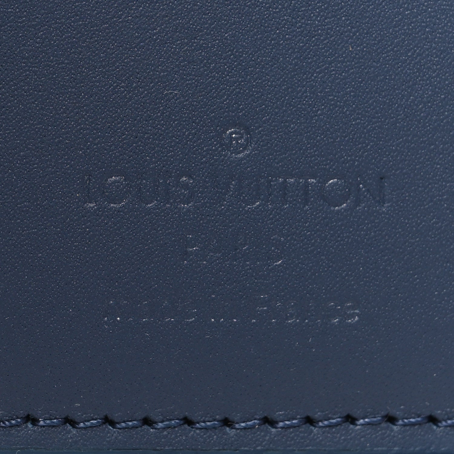 Louis Vuitton Calfskin Monogram Shadow Pocket Organizer Blue 6 of 8