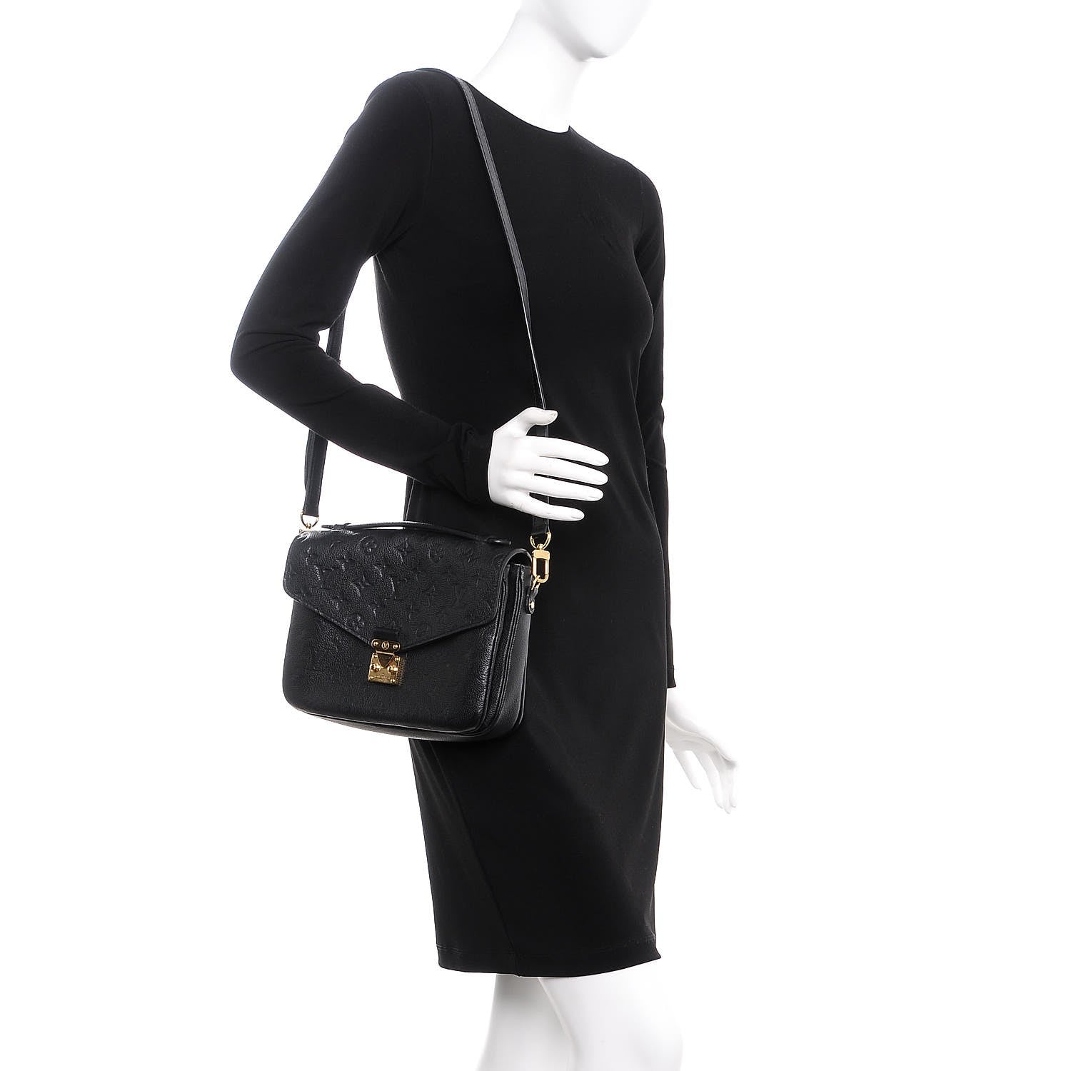 Louis Vuitton Empreinte Pochette Metis Black 2 of 9