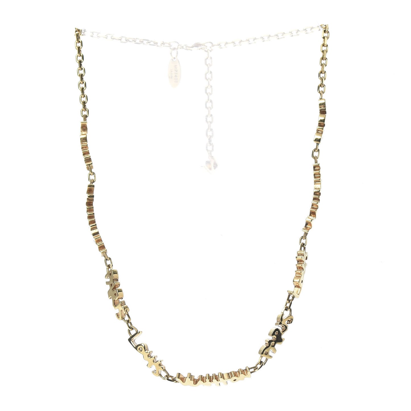 Graffiti PM Necklace Gold