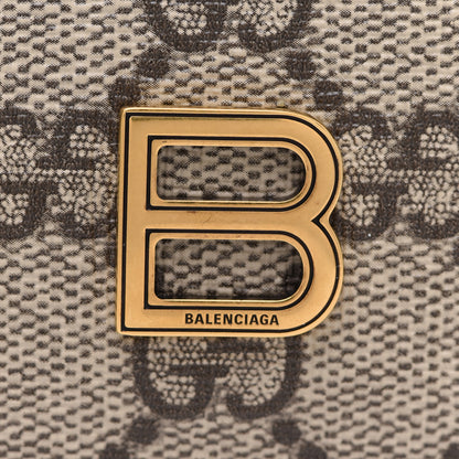Gucci X BALENCIAGA GG Supreme Monogram Zip Card Case Beige Ebony 6 of 7