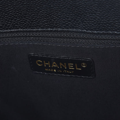 Chanel Caviar Quilted Grand Shopping Tote GST Black 6 of 7