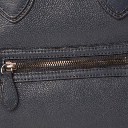 Celine Drummed Calfskin Mini Luggage Orage 16 of 17