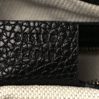 Gucci Pebbled Calfskin Medium Soho Chain Shoulder Bag Black 7 of 8