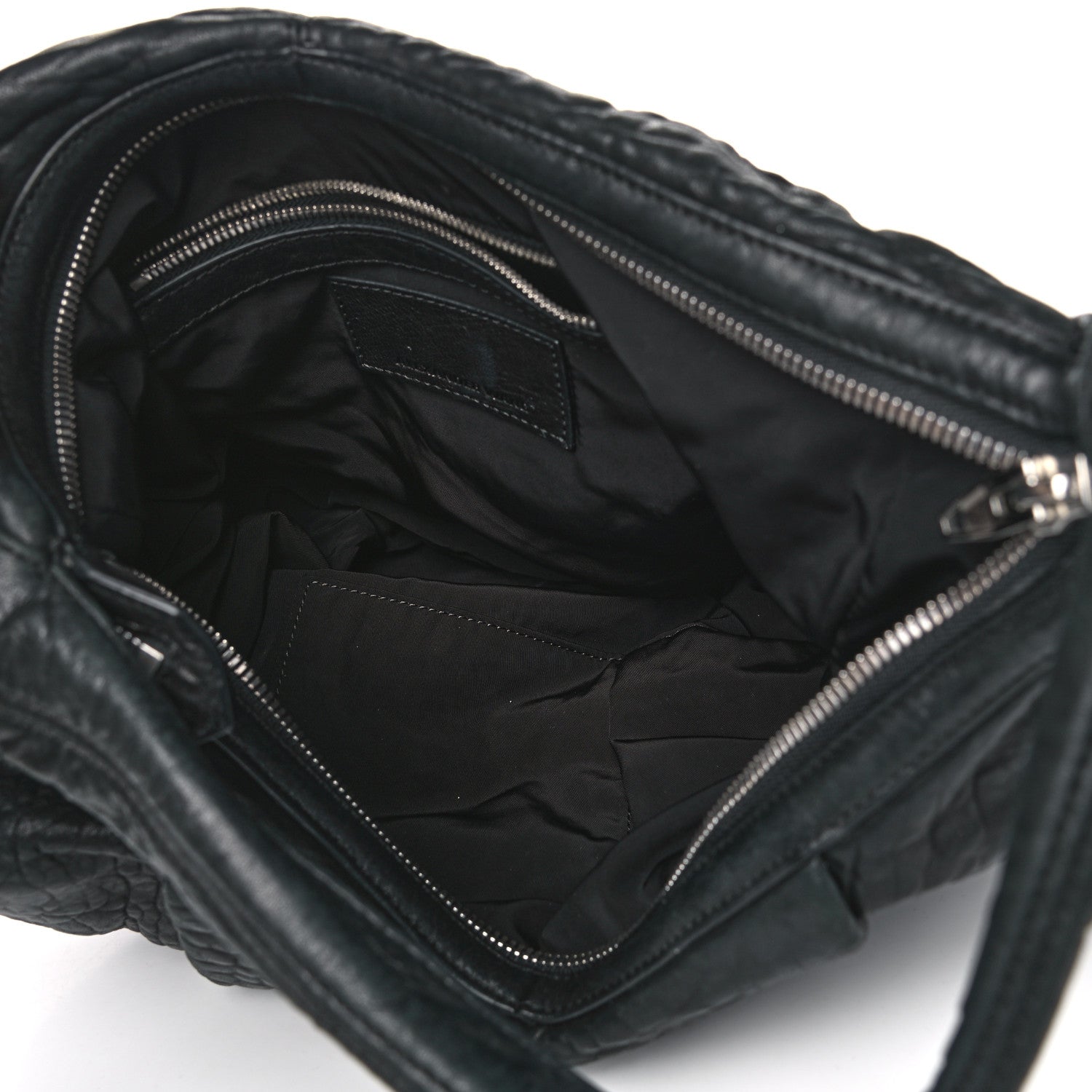 Alexander Wang Pebbled Lambskin Morgan Hobo Black Silver Hardware 6 of 15