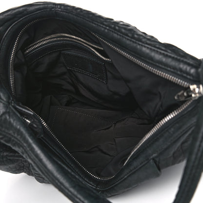 Alexander Wang Pebbled Lambskin Morgan Hobo Black Silver Hardware 6 of 15