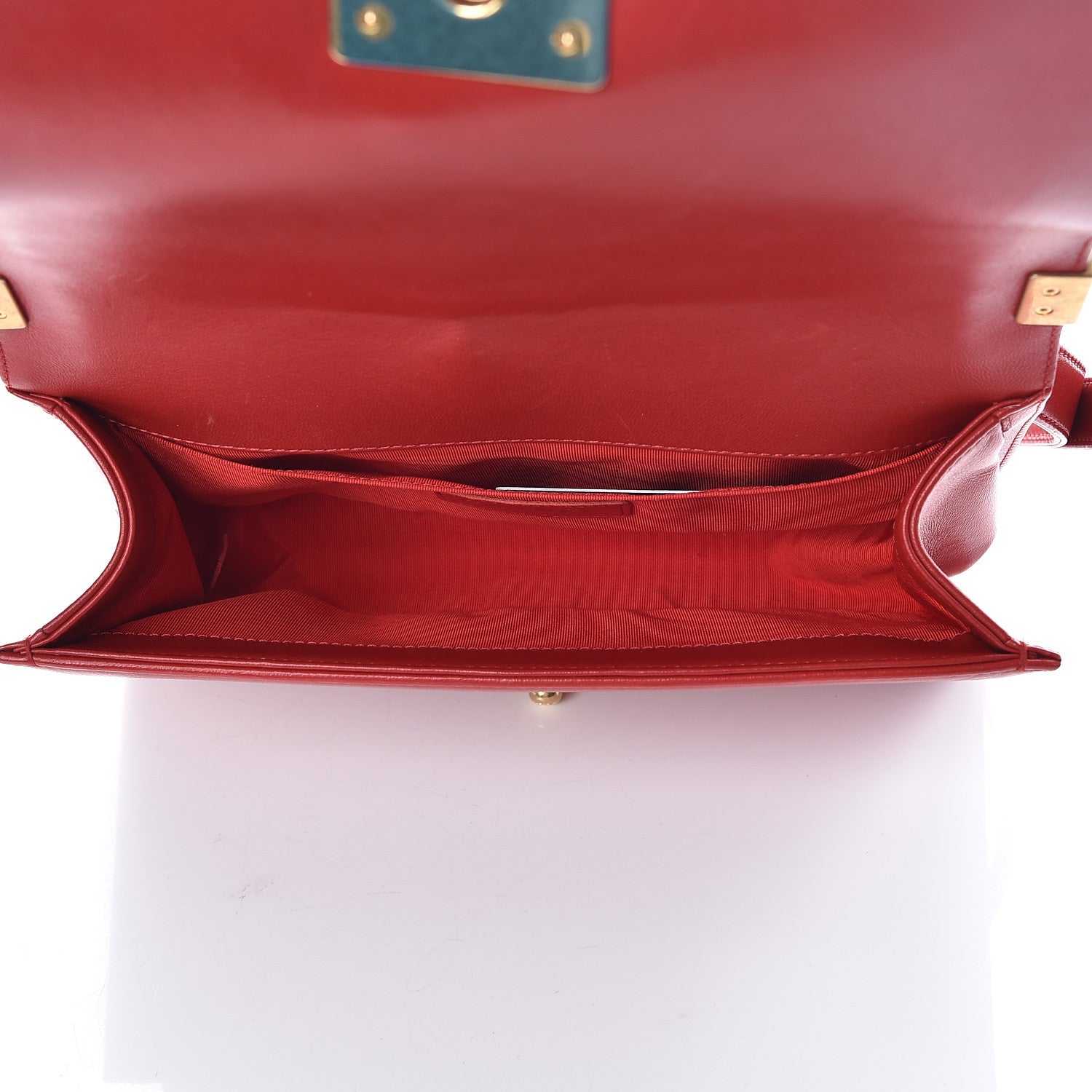 Chanel Lambskin Quilted Medium Boy Flap Red 5 of 10