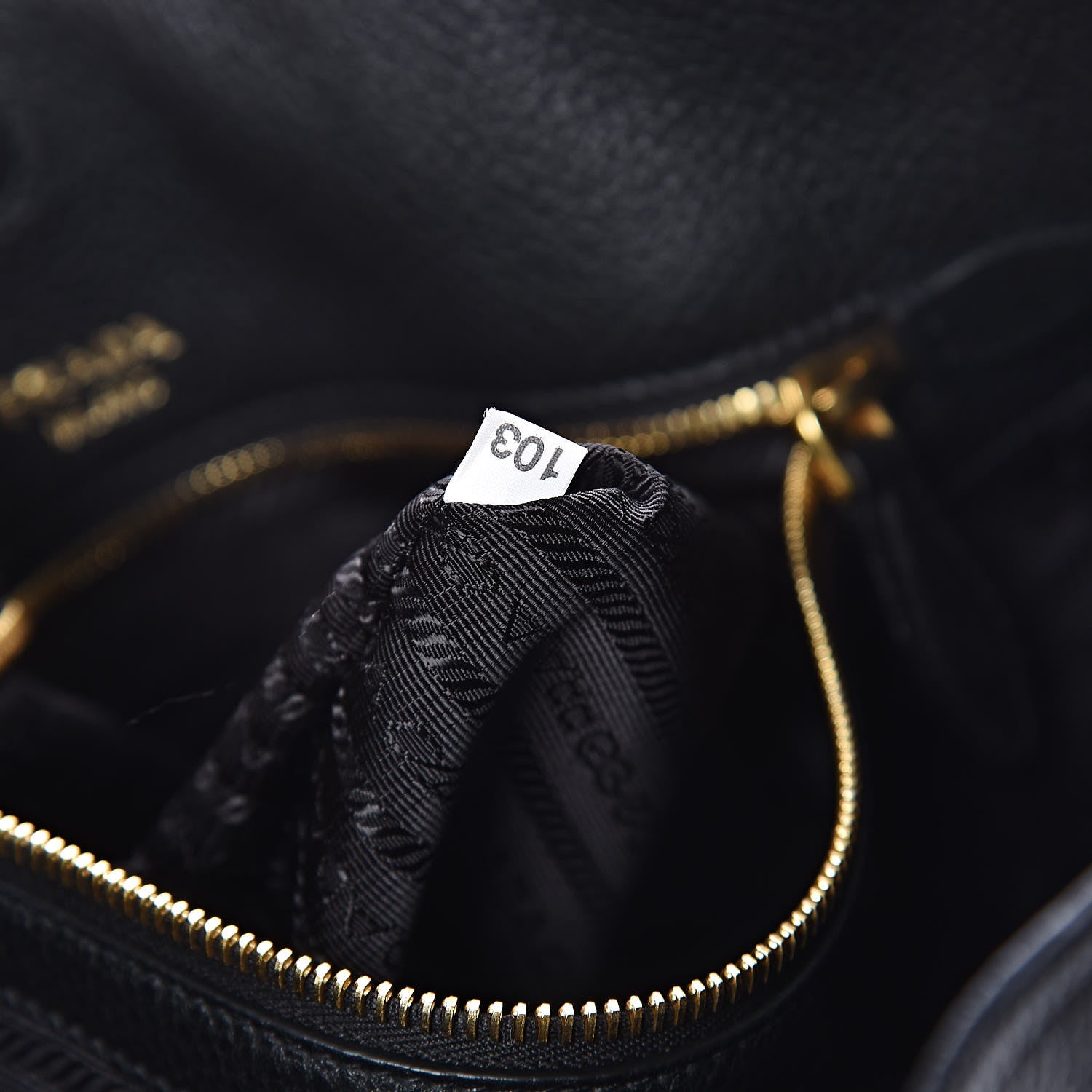 Prada Vitello Daino Pocket Shopping Tote Black 7 of 10