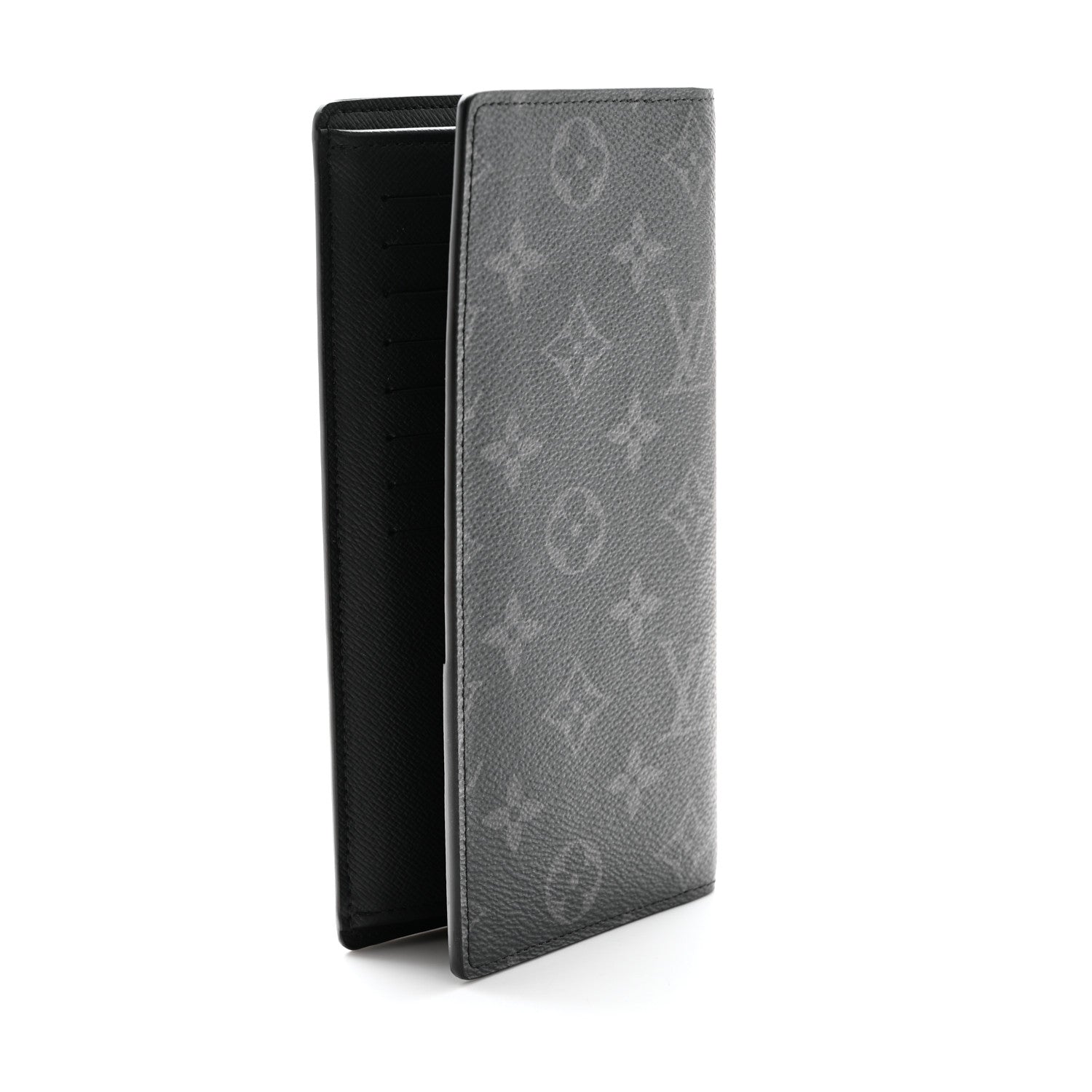 Louis Vuitton Monogram Eclipse Brazza Wallet 3 of 7