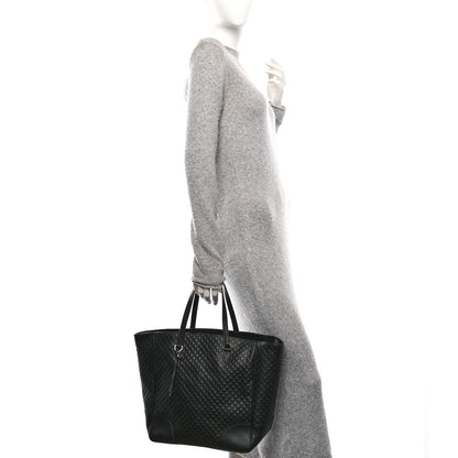Gucci Microguccissima Bree Zippered Tote Black 1 of 10