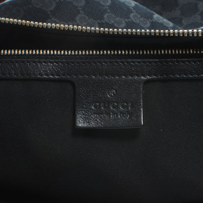 Gucci Monogram Pelham Studded Shoulder Bag Black 7 of 8
