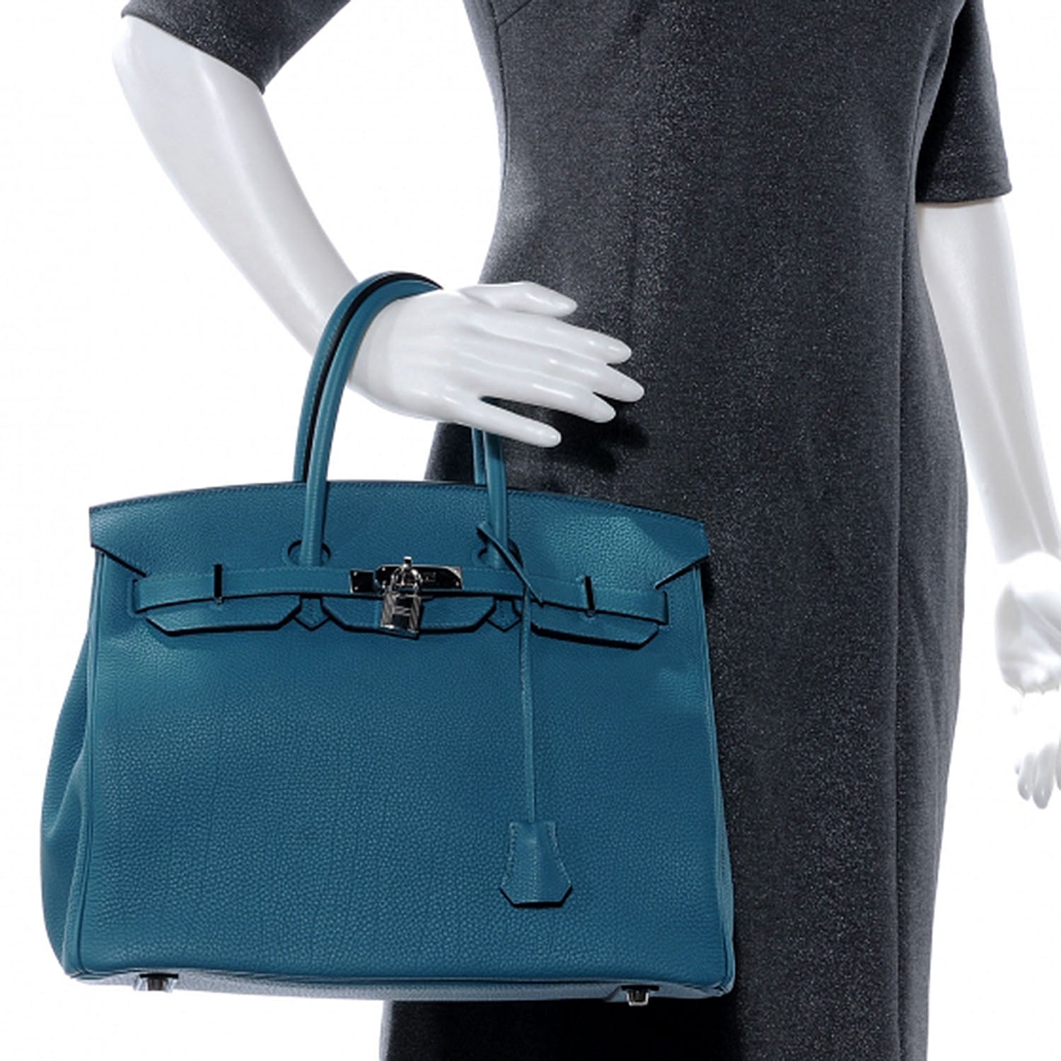 Hermes Togo Birkin 35 Cobalt Bleu 2 of 10