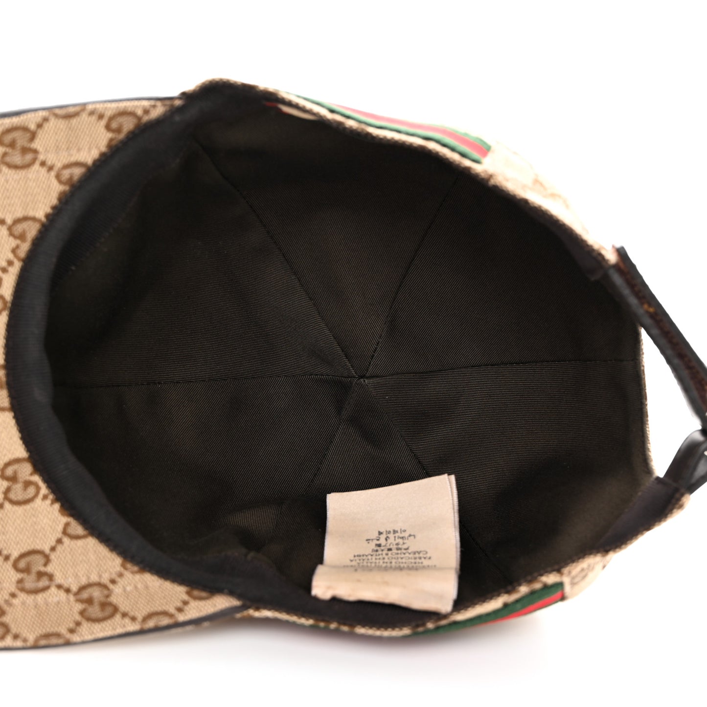 Monogram Web Baseball Hat XL Beige Cocoa