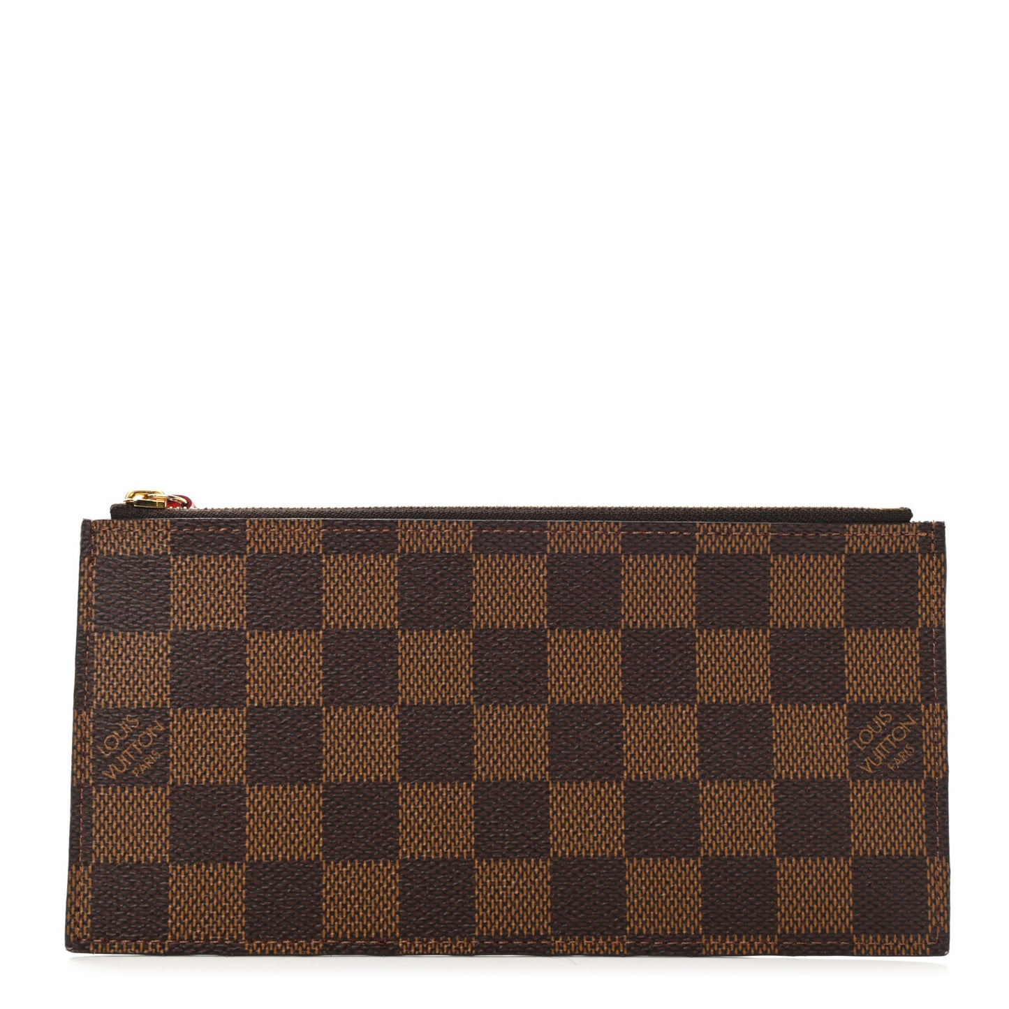 Damier Ebene Felicie Chain Wallet Zippered Insert