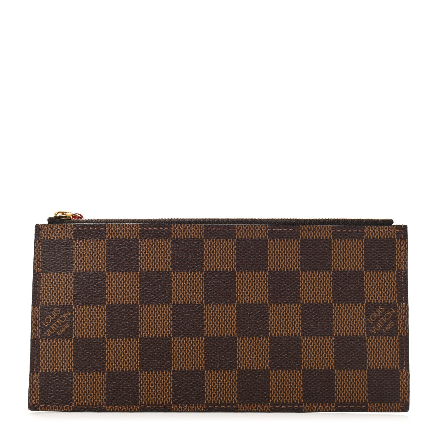 Louis Vuitton Damier Ebene Felicie Chain Wallet Zippered Insert 1 of 6