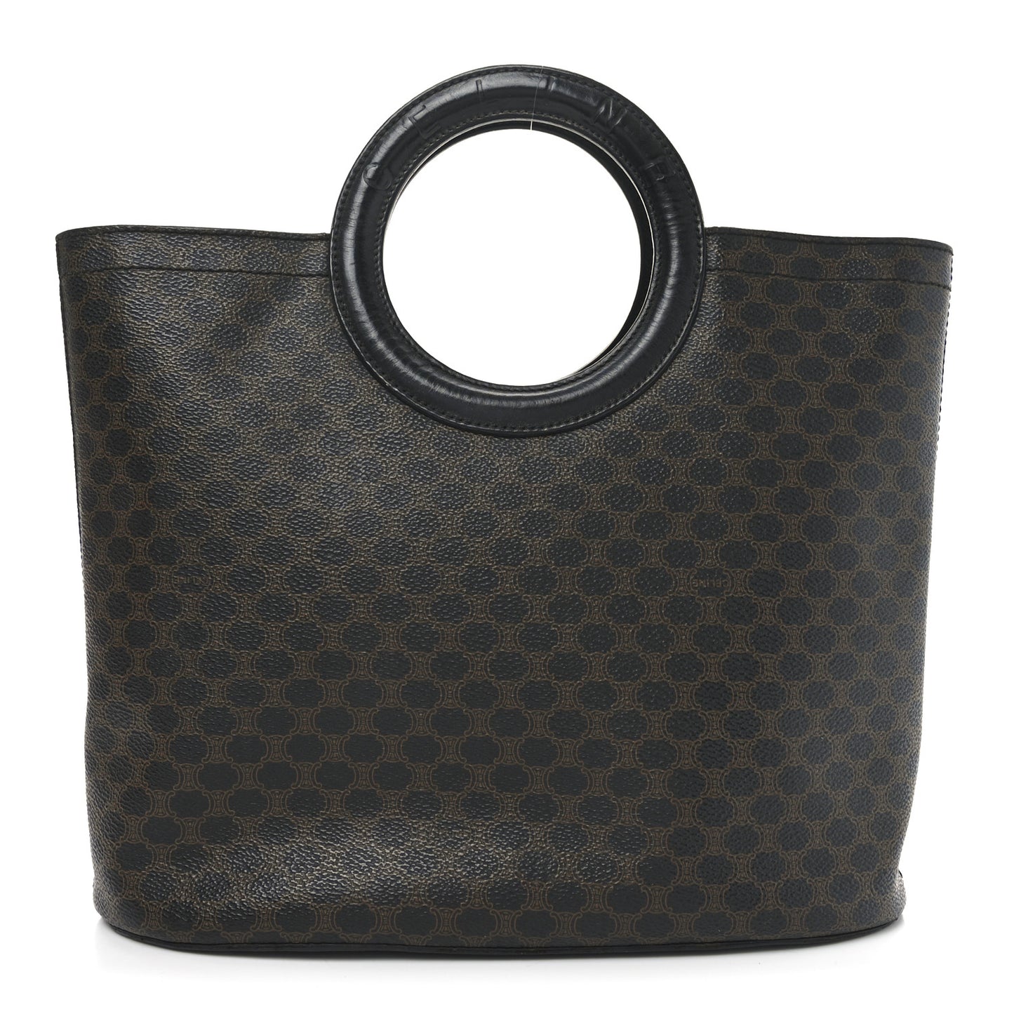 Canvas Calfskin Macadam Handbag