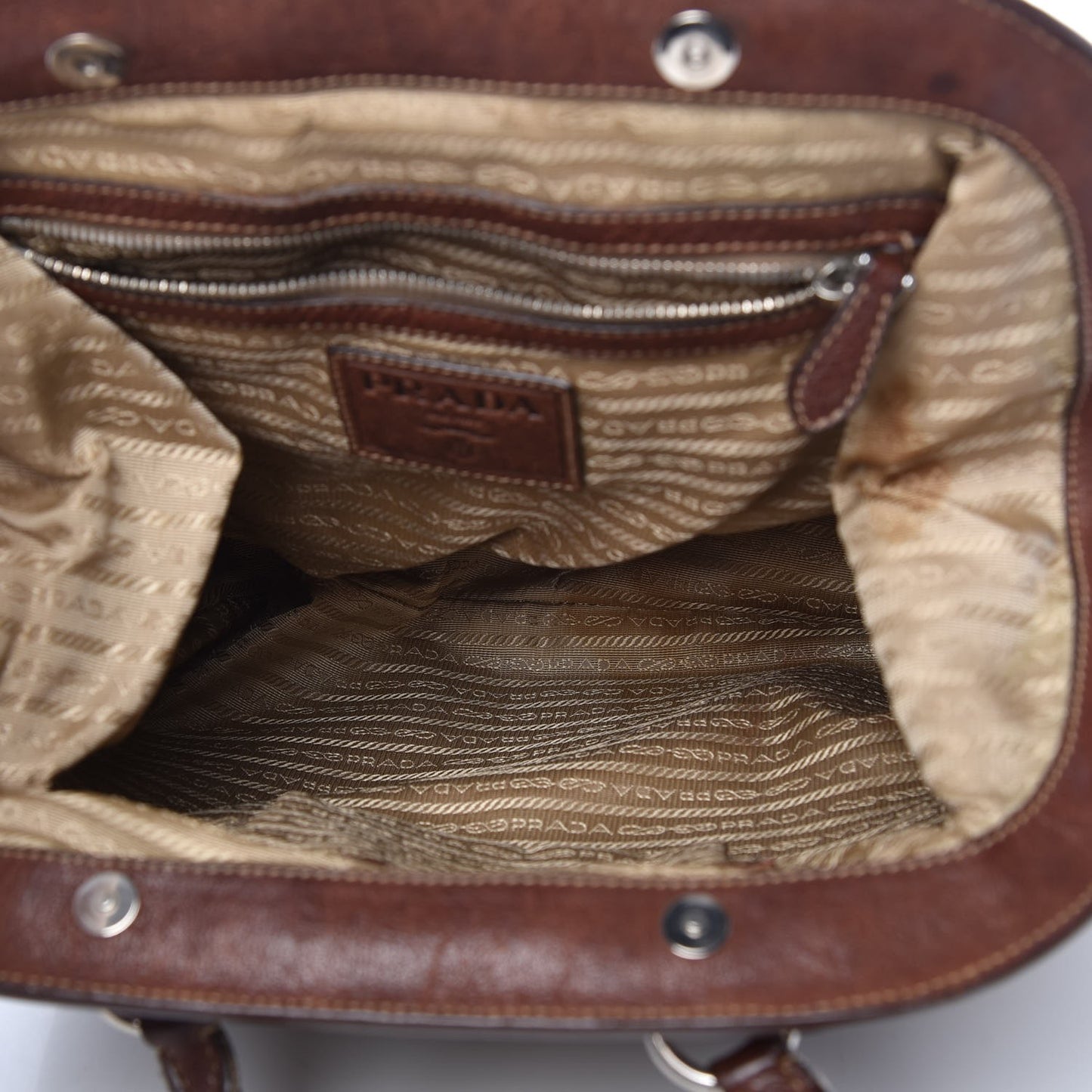Jacquard Logo Frame Brown