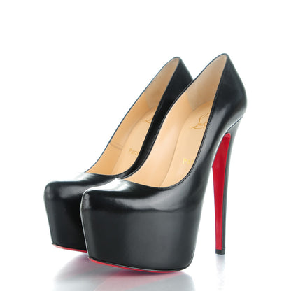 Christian Louboutin Kid Daffodile 160 Pumps 36.5 Black 3 of 7