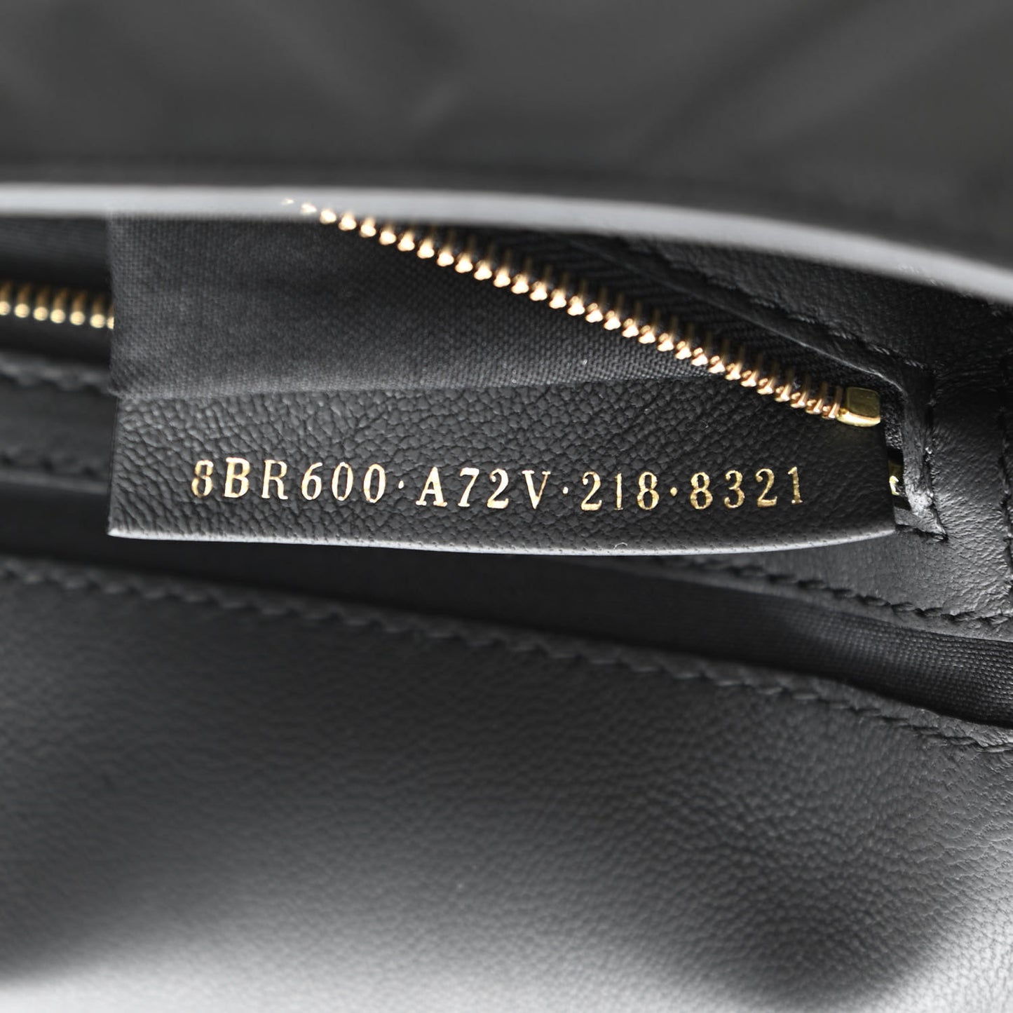 Nappa FF 1974 Embossed Baguette Black